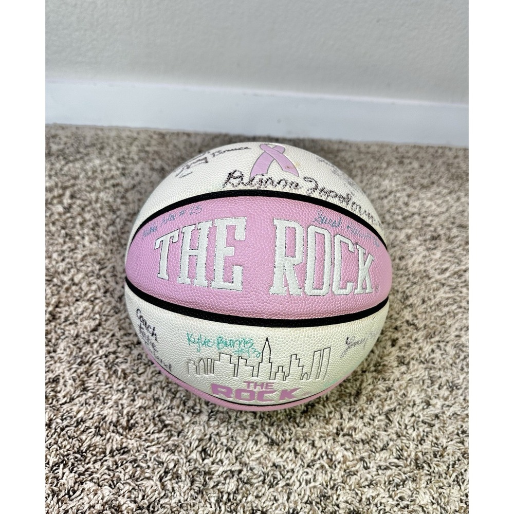 The Rock C2C NFHS Size 28.5 Women's Basketball Pink Breast Cancer Awareness